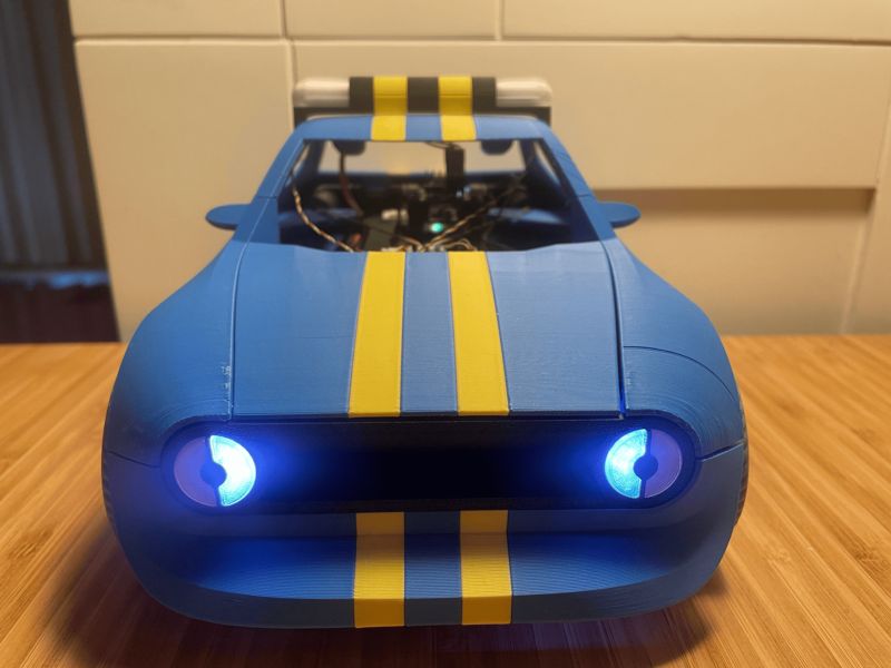 Split Headlight for CyberBrick 4WD Car / Wuguigui