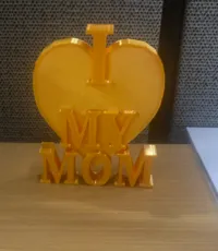Plaque "I love mom" — photo 1