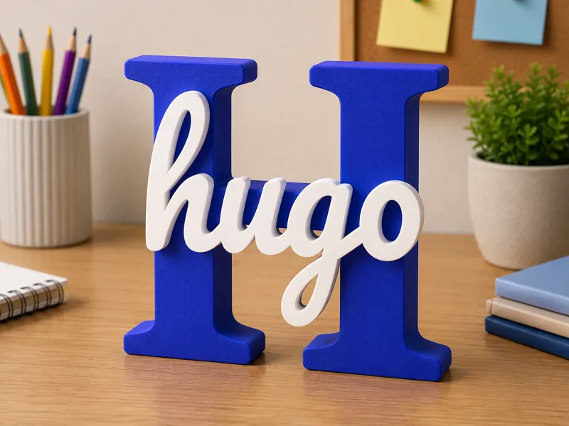 Nombre decorativo Hugo NO AMS