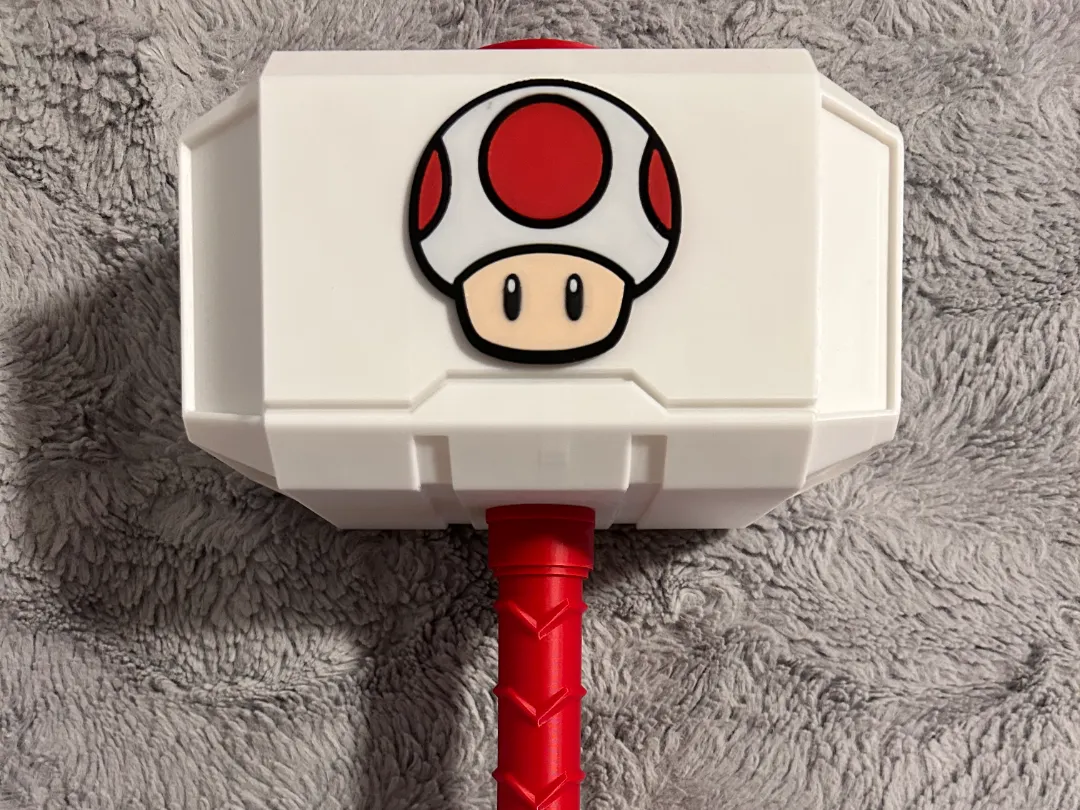 Toad - Thors Hammer - Free 3D Print Model - MakerWorld