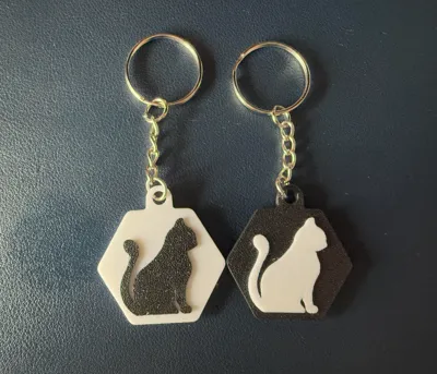 Modular Cat Keychain