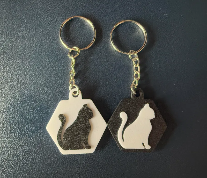 Modular Cat Keychain