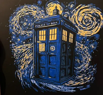 Tardis Hueforge Van Gogh 200x200