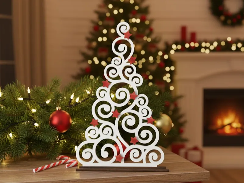 Modern Decorative Christmas Tree - Ornament
