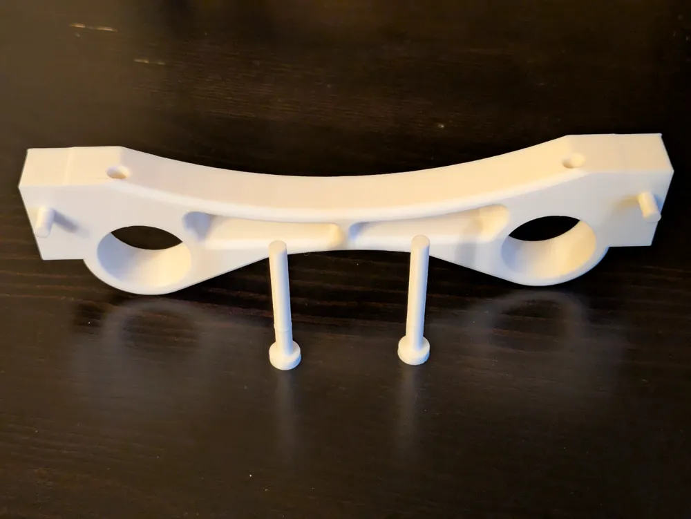 Spool Rack adapter for Bookcase Remixed by nerk01 - MakerWorld