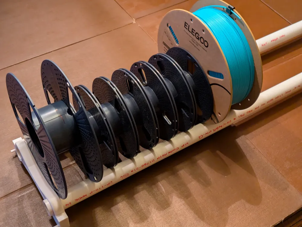 Spool Rack adapter for Bookcase Remixed by nerk01 - MakerWorld