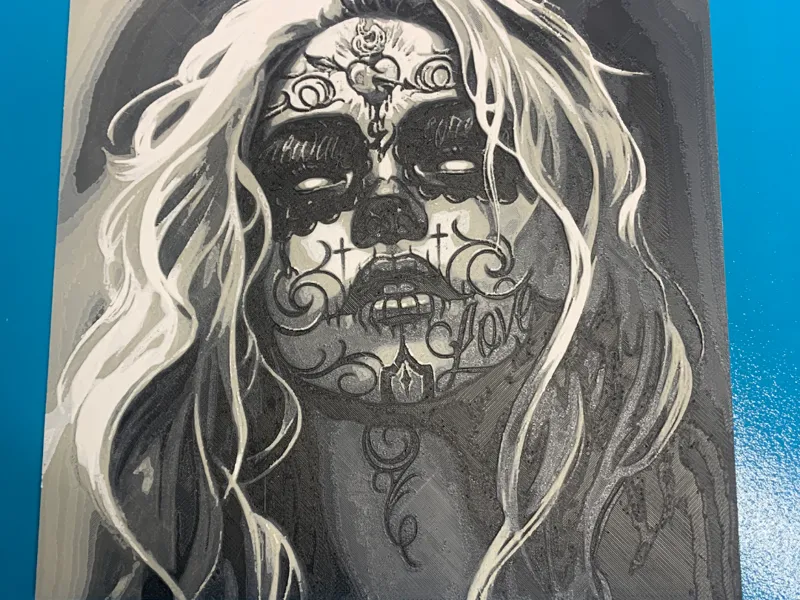 Tattoo Girl Hueforge