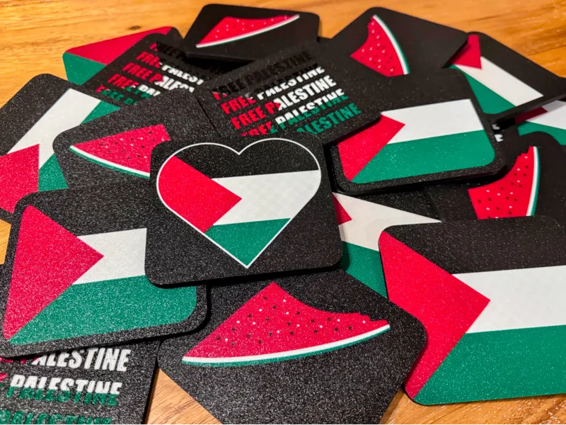 Palestine Coasters