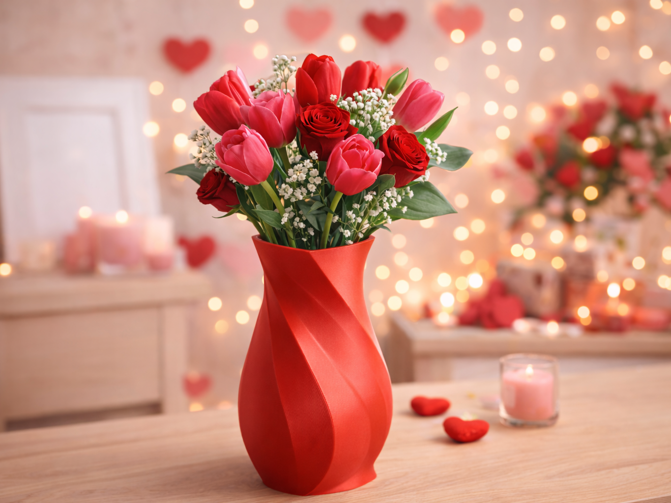 Valentine Heart Vase