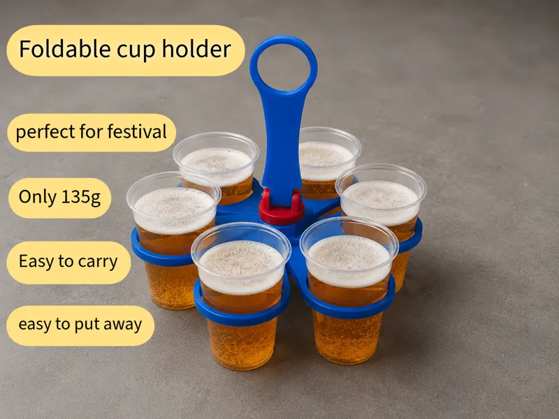 Foldable cup holder (6 cups)
