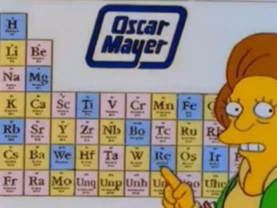 Simpsons Oscar Mayer Periodic Table