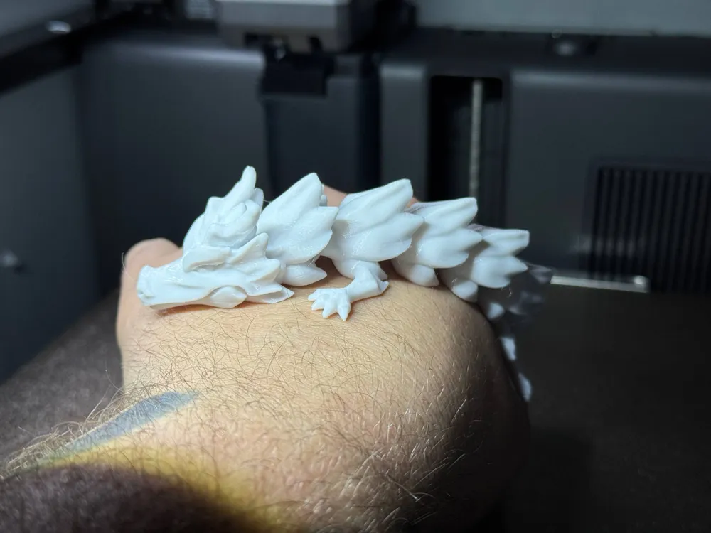 Articulated Crystal Dragon - Free 3D Print Model - MakerWorld