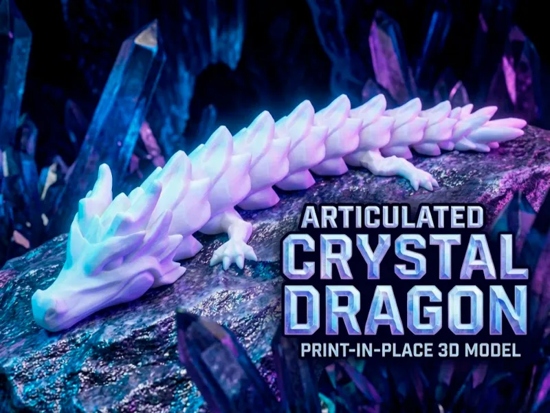 Articulated Crystal Dragon
