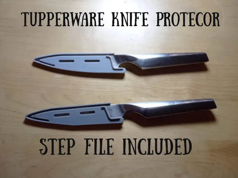 blade protector for tupperware small utility knife