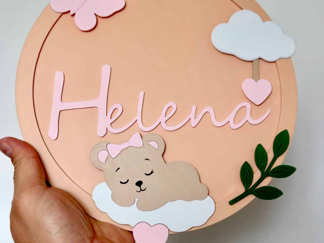 Personalized Nursery Name Plaque - 1