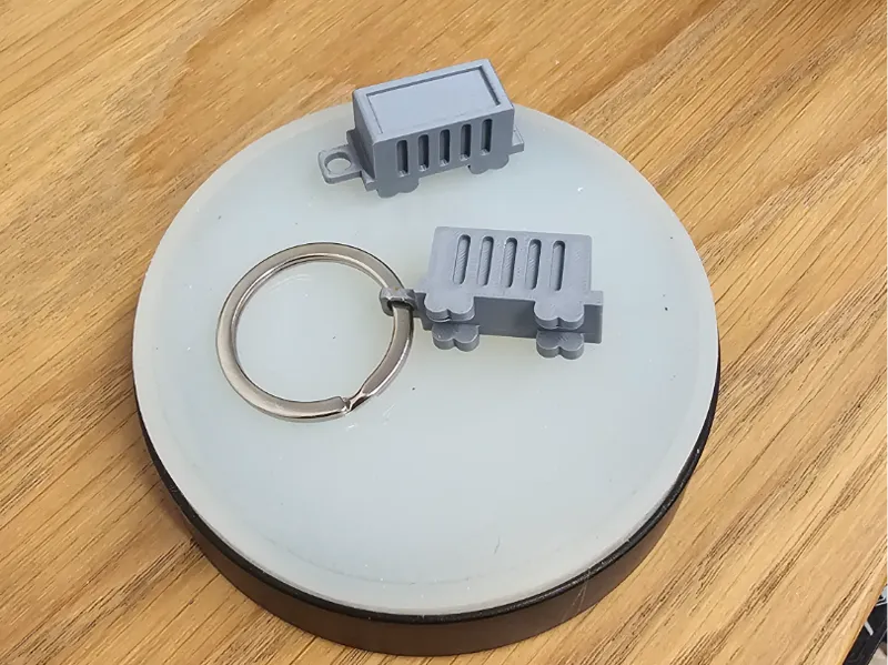 Mini Train Wagon Keychain