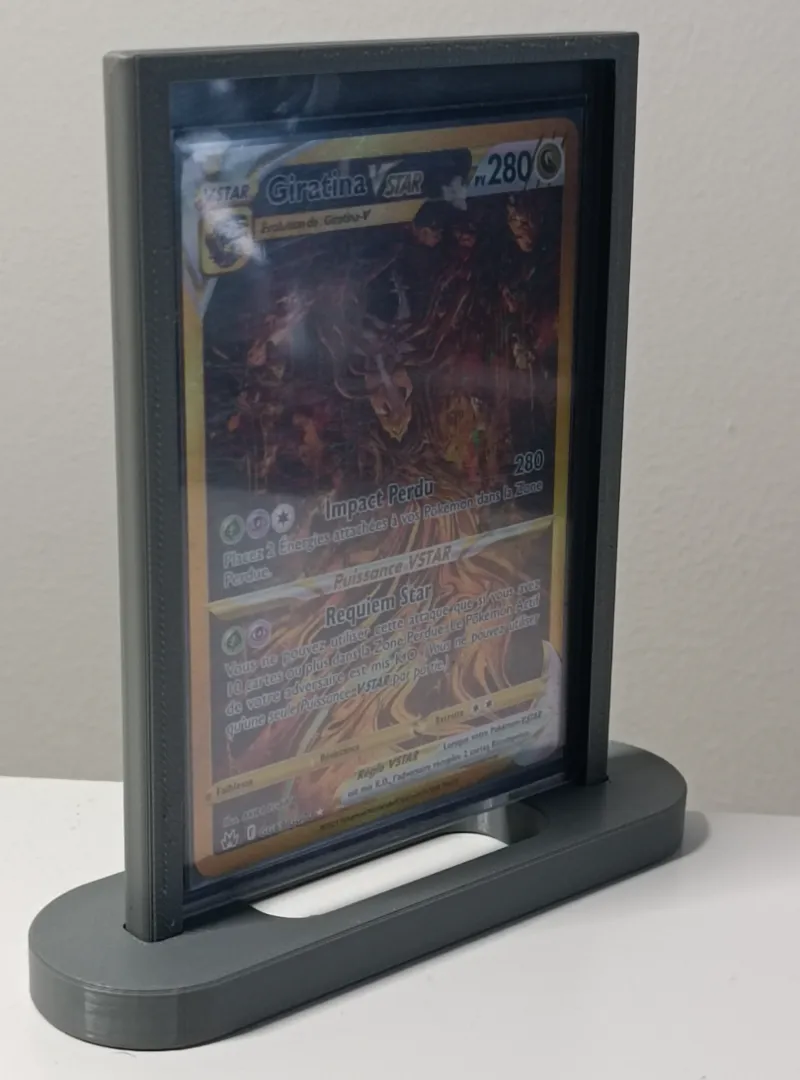 top loader card display stand