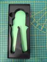 0.2mm layer, 2 walls, 15% infill mit Einleger