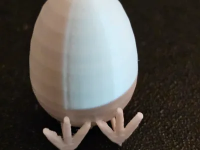 Egg with legs