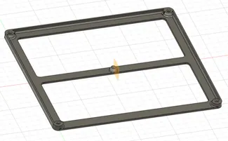 Skadis 11x10 Klebehalter Wandmontage