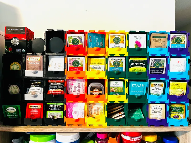 Modular tea organizer