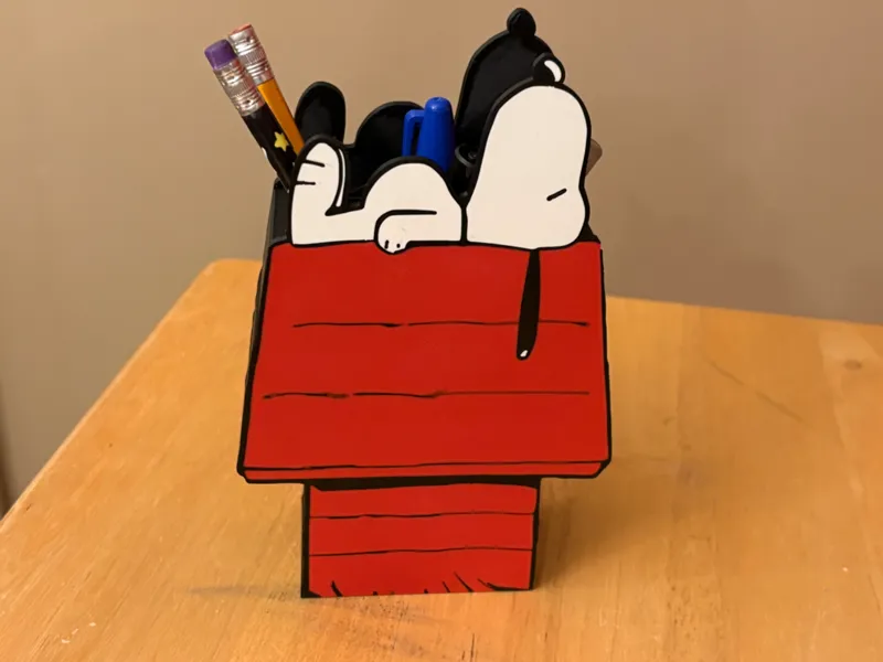 Writing Utensil Holder (Pens and Pencils) Snoopy