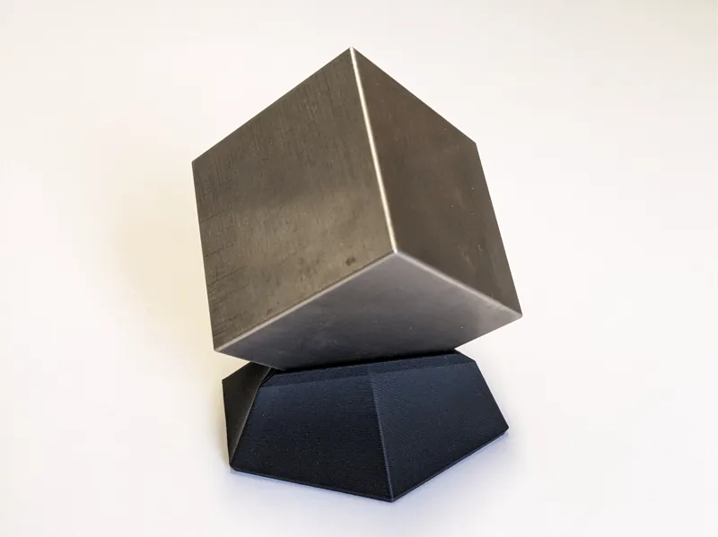 Geometric Cube Display Stand
