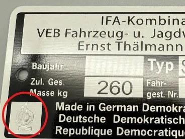 Gütezeichen DDR