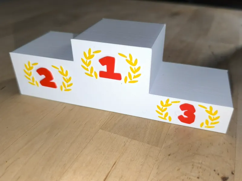 Podium MarioKart / Gaslands pour AMS