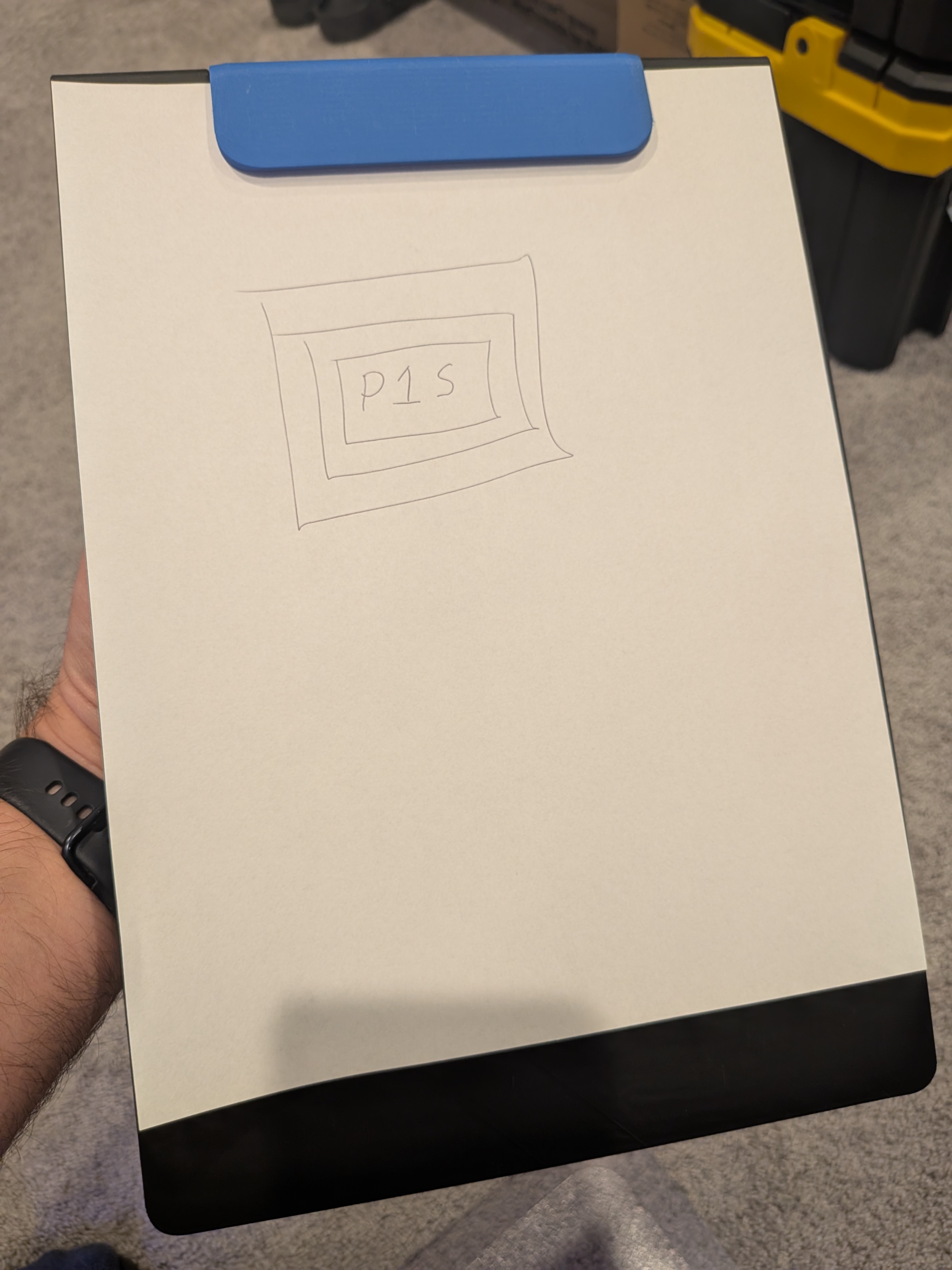 Miniatura 5 do modelo 3D 磁力文具夹垫板