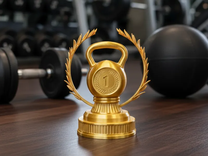 Gym & Crossfit Champion Trophy Kettlebell Edition