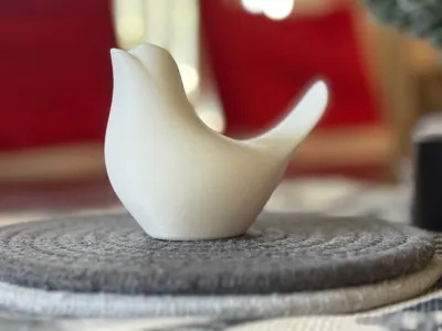 White Bird Abstract 