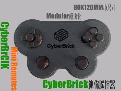 Quick release handle modular CyberBrick remote controller