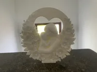 Décor cœur floral mère et enfant — photo 5