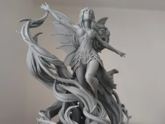 Elf/Fairy with swirls