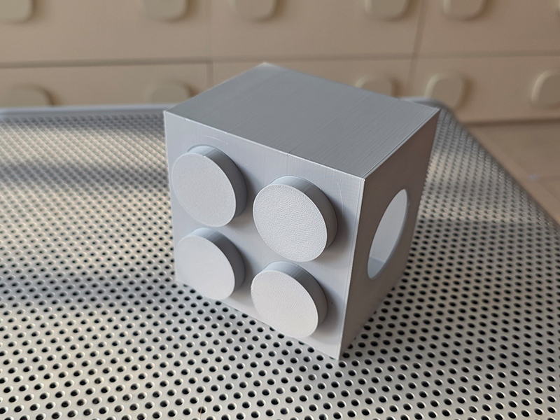 Miniatura 2 do modelo 3D 乐高积木风格 电源插排收纳盒 (可扩大空间)