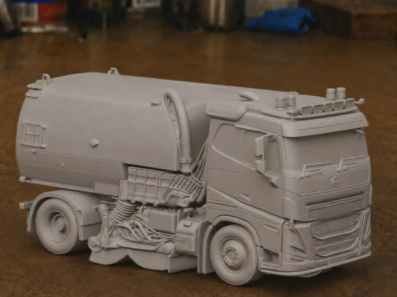 Volvo 4x2 road sweeper truck