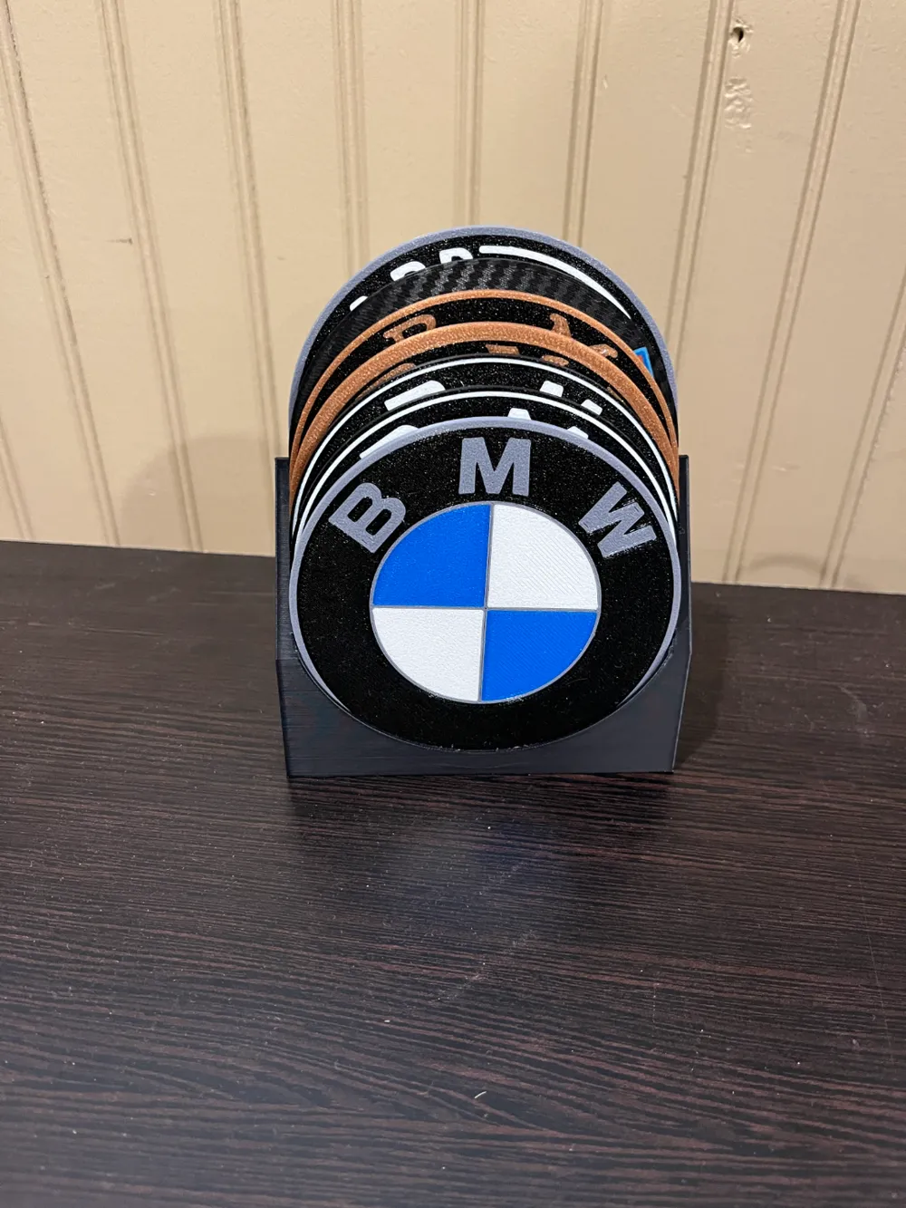BMW Drink Coasters and stand by ccriley613 MakerWorld: Download Free 3D ...