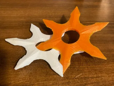 tilted edge ninja star (For Dart Board) (shuriken)