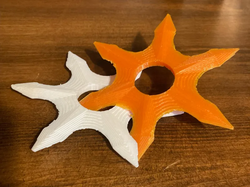 tilted edge ninja star (For Dart Board) (shuriken)