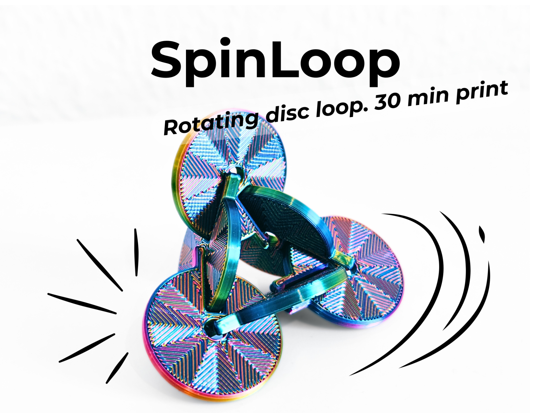 SpinLoop – Rotating Disc Loop. 30min print
