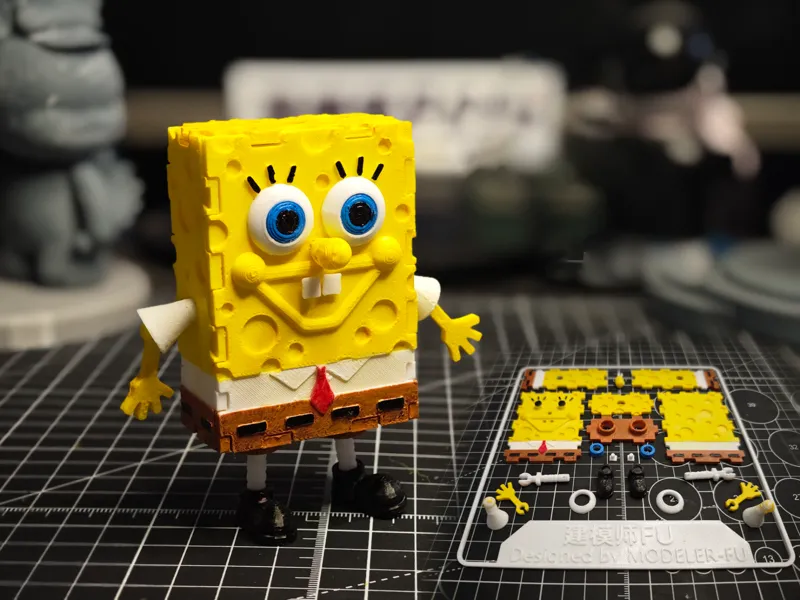 SpongeBob KIT Card拼装海绵宝宝