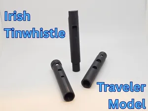 Irish Tinwhistle -- 3 piece traveler model