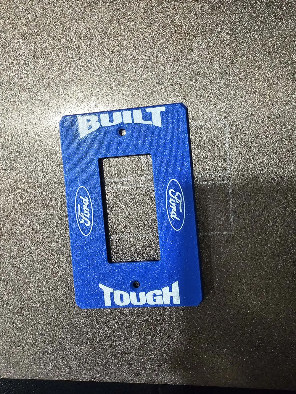 Ford Light switch Cover single - Free 3D Print Model - MakerWorld