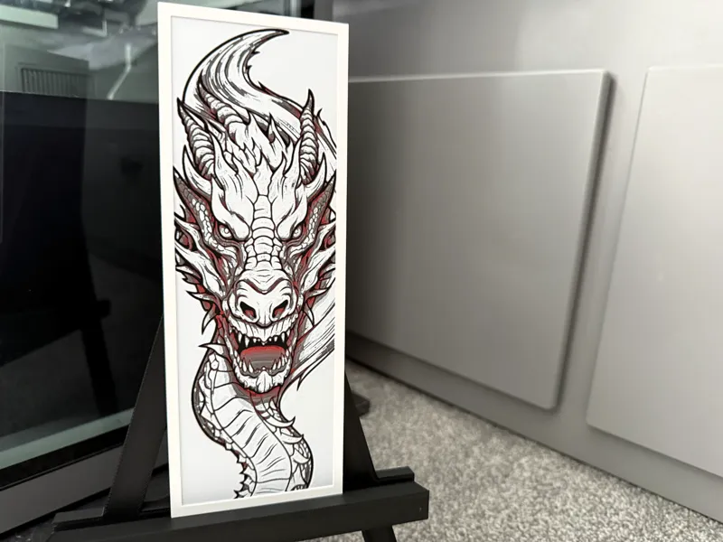 Crimson Fury | Stylized Dragon Hueforge