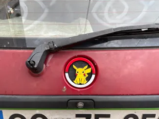 Golf 3 rear badge Pikachu