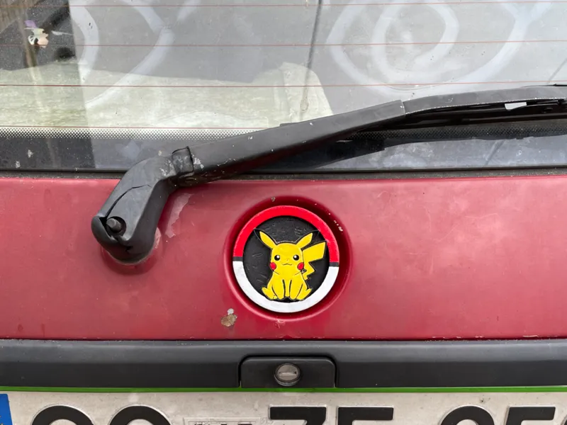 Golf 3 rear badge Pikachu