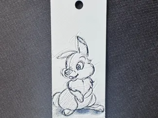 3D Printed Thumper Bookmark