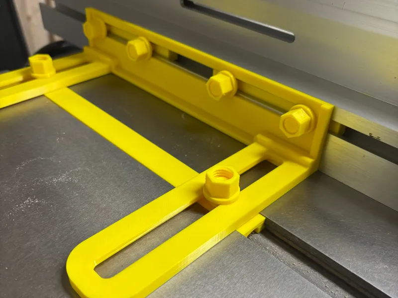 Adjustable T-Track Fence System for Rikon Bandsaw