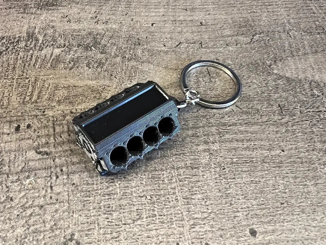 Porte-clés bloc moteur V8
